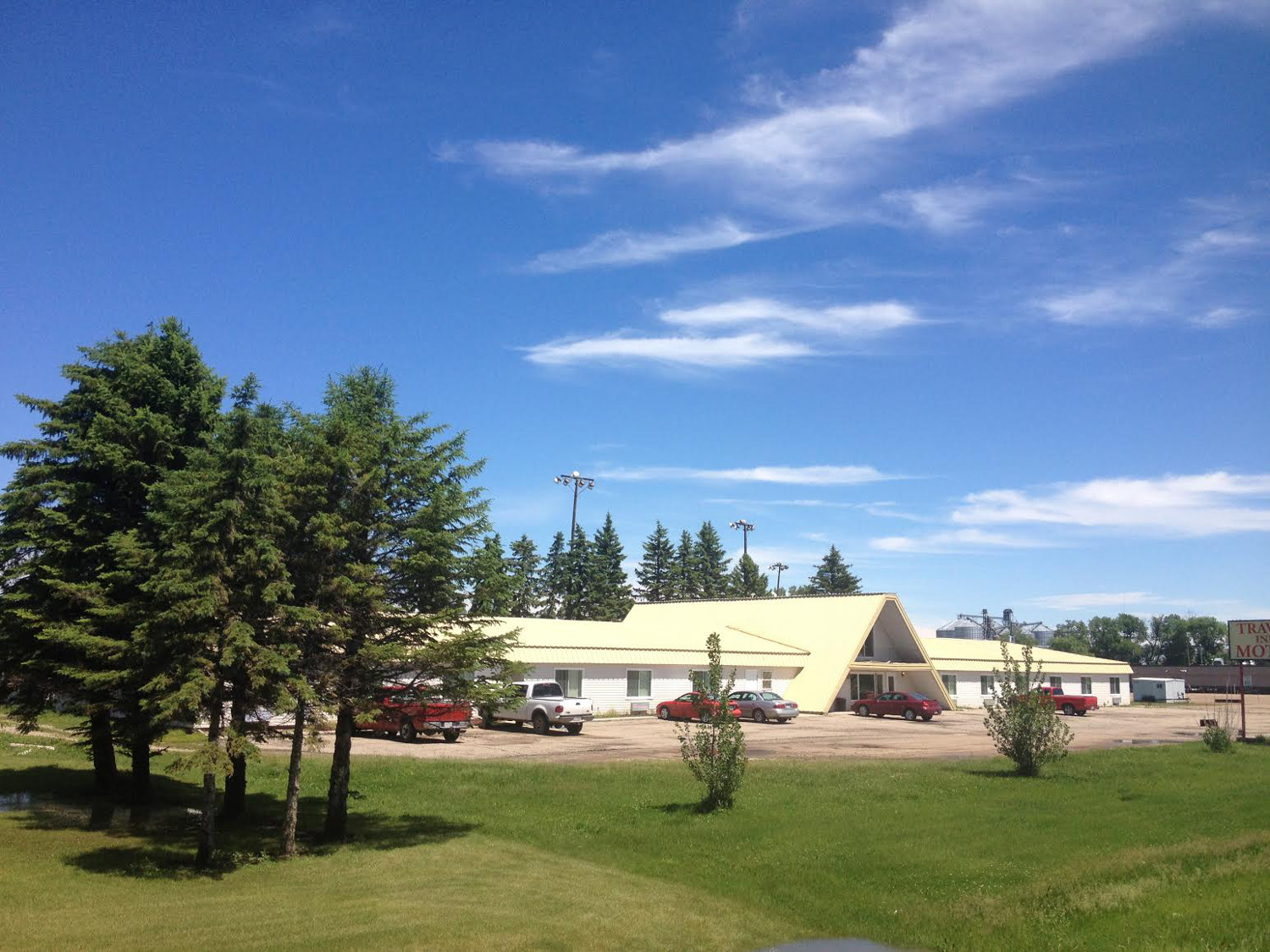 The Travel Inn hotel building in LaMoure, ND